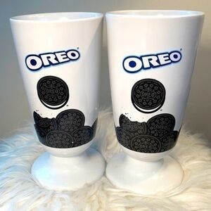 OREO COOKIES | Pair of Oreo Cookie Sundae Dish Glasses